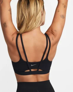 Nike Bra Alate Trace Dri-FIT Nero Donna