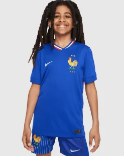 Nike Maglia Home Francia 2024/2025 Blu Bambino