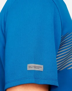 Nike Miler Flash T-Shirt Dri-FIT UV Blu Uomo