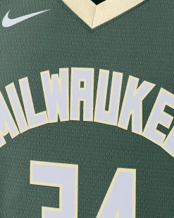 Nike NBA Canotta Milwaukee Bucks Icon Edition 2022/23 Antetokounmpo Verde Uomo