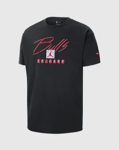 Nike NBA T-Shirt Chicago Bulls M90 Nero Uomo
