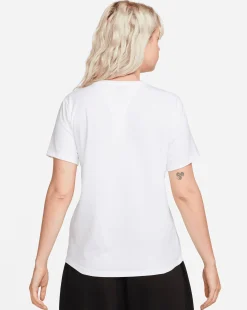 Nike T-Shirt Club Essentials Bianco Donna