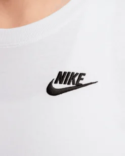 Nike T-Shirt Club Essentials Bianco Donna