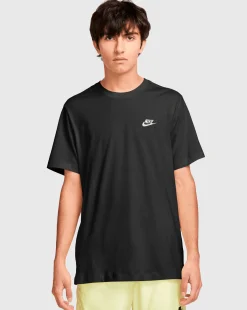 Nike T-Shirt Sportswear Club Nero Uomo