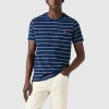 Original Housemark T-Shirt a Strisce Blu Uomo