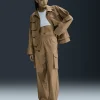 Pantalone Cargo Everything Marrone Donna