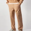 Pantaloni a gamba dritta lavaggio vintage Marrone Uomo
