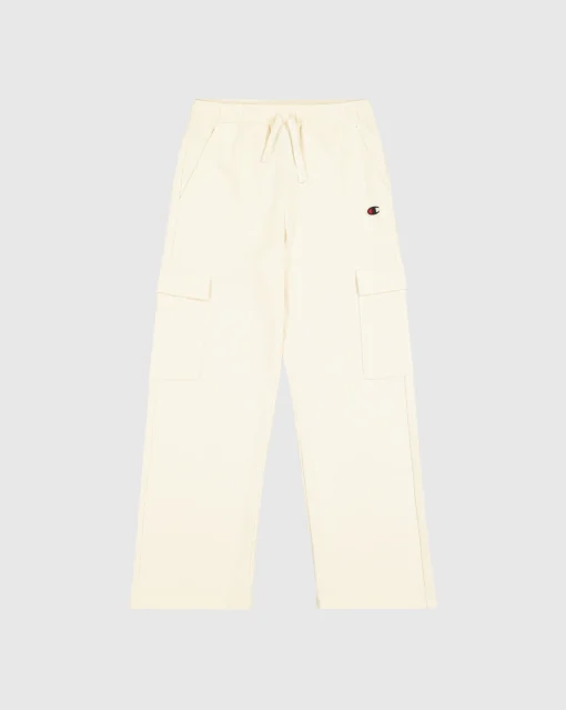 Pantaloni a Gamba Dritta Icons Bianco Bambina