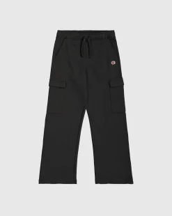 Pantaloni a Gamba Dritta Icons Nero Bambina