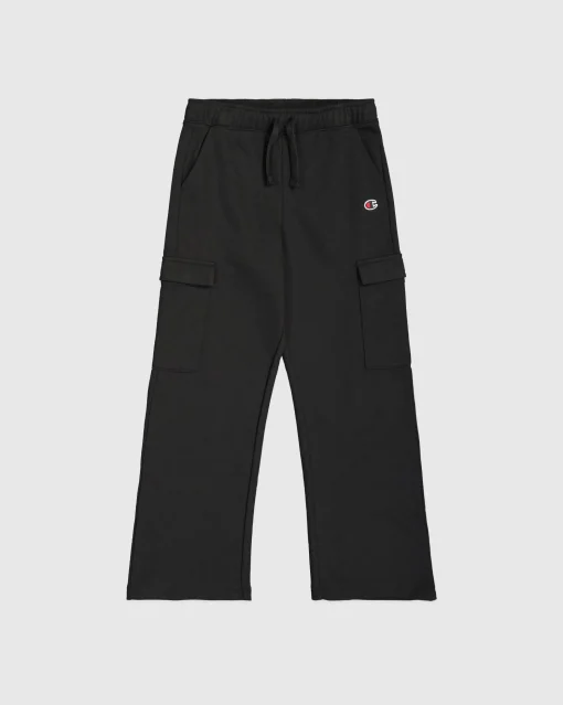 Pantaloni a Gamba Dritta Icons Nero Bambina