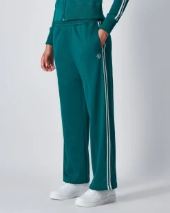 Pantaloni a Gamba Dritta Wild Things Verde Donna