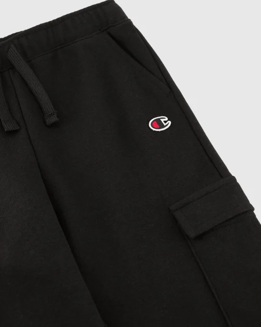Pantaloni a Gamba Dritta Icons Nero Bambina