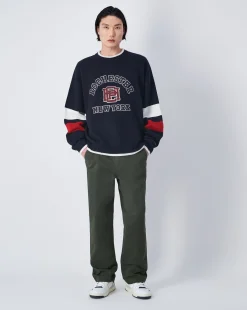 Pantaloni a Gamba Dritta Skate & Street Verde Uomo