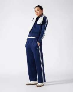 Pantaloni a Gamba Dritta Wild Things Blu Donna