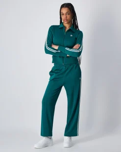 Pantaloni a Gamba Dritta Wild Things Verde Donna
