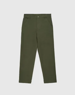 Pantaloni a Gamba Dritta Skate & Street Verde Uomo