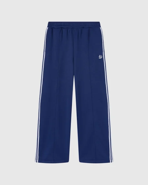 Pantaloni a Gamba Dritta Wild Things Blu Donna