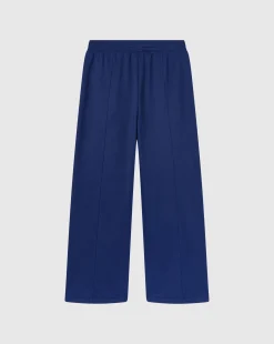 Pantaloni a Gamba Dritta Wild Things Blu Donna