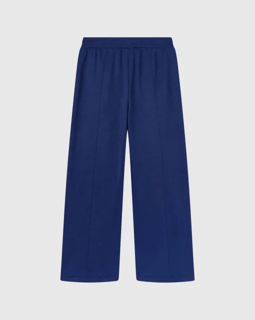 Pantaloni a Gamba Dritta Wild Things Blu Donna