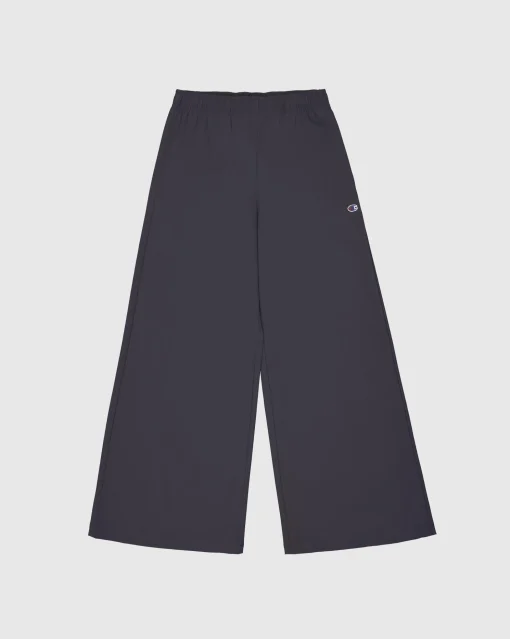 Pantaloni a Gamba Larga Nero Donna