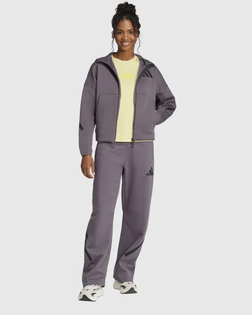 Pantaloni adidas Z.N.E. Barrel Grigio Donna