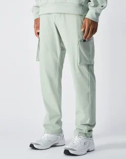 Pantaloni Cargo in Nylon C-Tech Verde Uomo