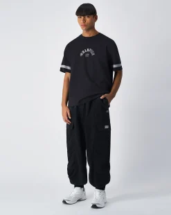 Pantaloni Cargo in Nylon Urban Contemporary Nero Uomo