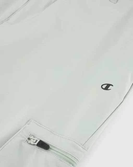 Pantaloni Cargo in Nylon C-Tech Verde Uomo