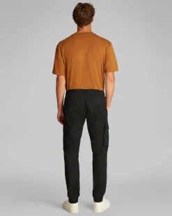 Pantaloni cargo ripstop skinny Nero Uomo