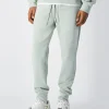 Pantaloni con Polsino a Coste C-Tech Verde Uomo