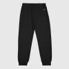 Pantaloni con Polsino a Coste Icons Nero Bambina