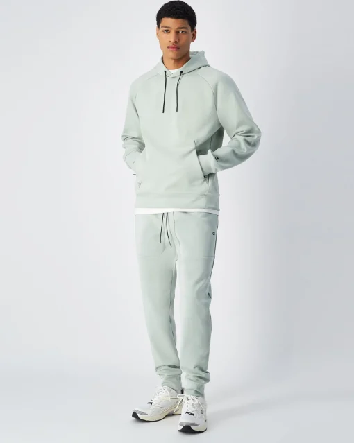 Pantaloni con Polsino a Coste C-Tech Verde Uomo