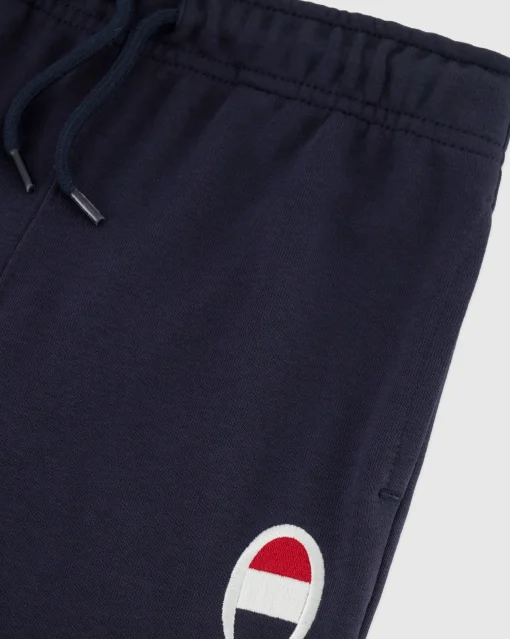 Pantaloni con Polsino a Coste Icons Blu Bambino
