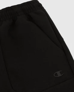 Pantaloni con Polsino a Coste C-Tech Nero Bambino