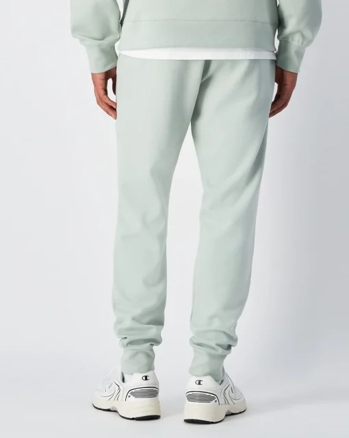 Pantaloni con Polsino a Coste C-Tech Verde Uomo