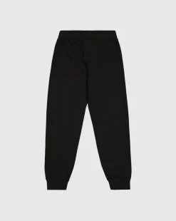 Pantaloni con Polsino a Coste Icons Nero Bambina