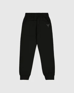 Pantaloni con Polsino a Coste C-Tech Nero Bambino