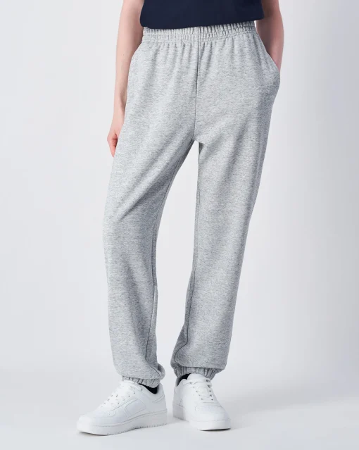Pantaloni Con Polsino alla Caviglia Authentic Pants Grigio Donna