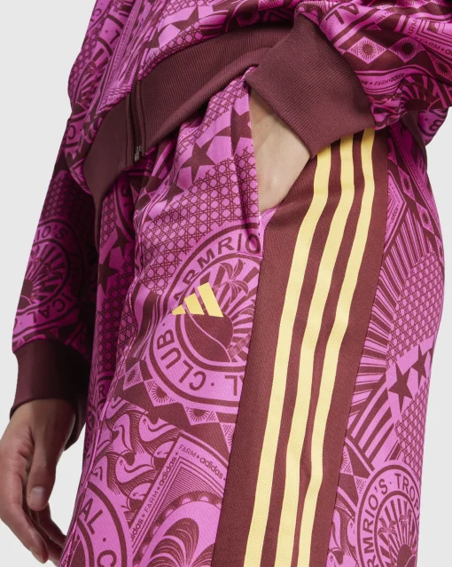 Pantaloni da allenamento adidas x FARM Tiro Rosso Donna