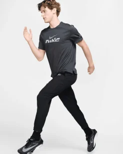 Pantaloni da running in tessuto Dri-FIT Nero Uomo