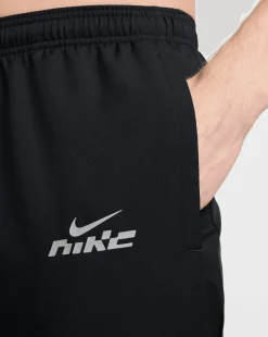 Pantaloni da running in tessuto Dri-FIT Nero Uomo