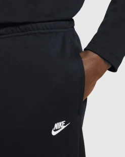 Pantaloni in French Terry con bordo aperto Nero Uomo