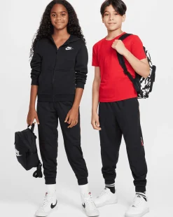Pantaloni jogger in maglia Club Nero Bambino