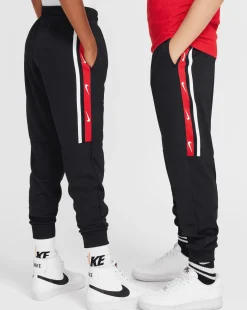 Pantaloni jogger in maglia Club Nero Bambino