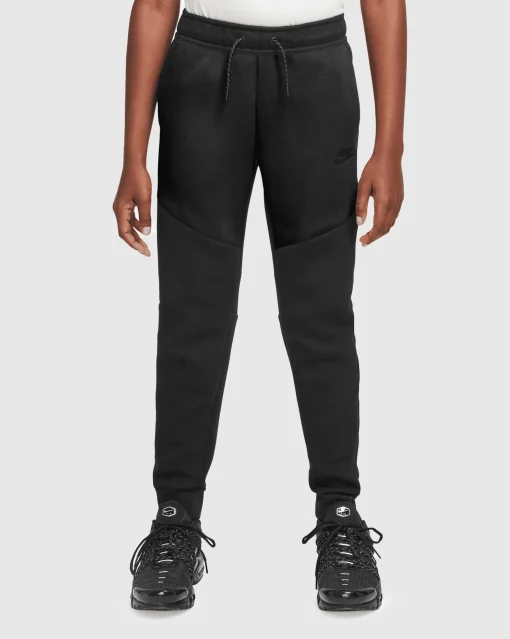 Pantaloni Jogger Tech Fleece Nero Bambino