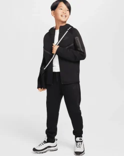 Pantaloni Jogger Tech Fleece Nero Bambino