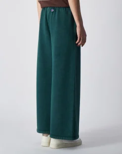 Pantaloni joggers Bandana a gamba ampia Verde Donna