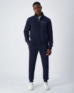 Pantaloni joggers in felpa Slim Fit Blu Uomo