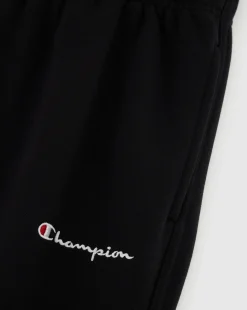 Pantaloni joggers in felpa a gamba dritta Nero Uomo