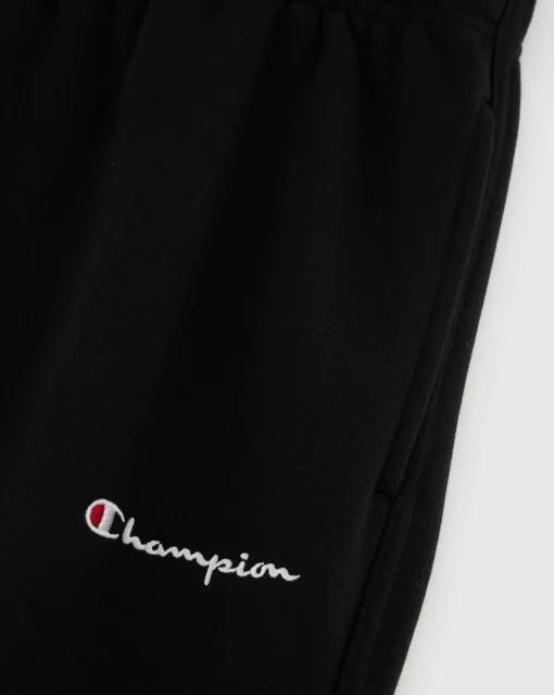 Pantaloni joggers in felpa a gamba dritta Nero Uomo